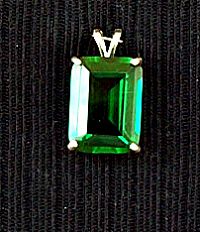 cubic zirconium, cz, crystal, pendant, emerald, sterling silver, mount, tiffany, earrings, swarovski crystal