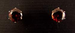 flame cubic zirconium earrings