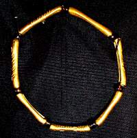 necklace, handmade, custom jewelry, bracelet, earrings, brass dangles, brass tube beads, czecg glass sead beads, fancy goldtone toggle closure