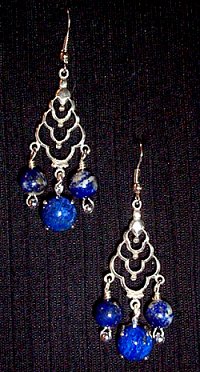 necklace, handmade, custom jewelry, bracelet, earrings, pendant, blue lapis, golden pyrite, czech tube, seed beads, sterling silver, magnetic closure