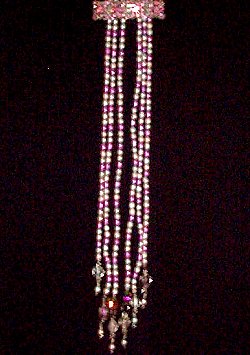 necklace, handmade, custom jewelry, freshwater pearls, cultured pearls, rhinestones, convertible, dangle, Heidi Daus